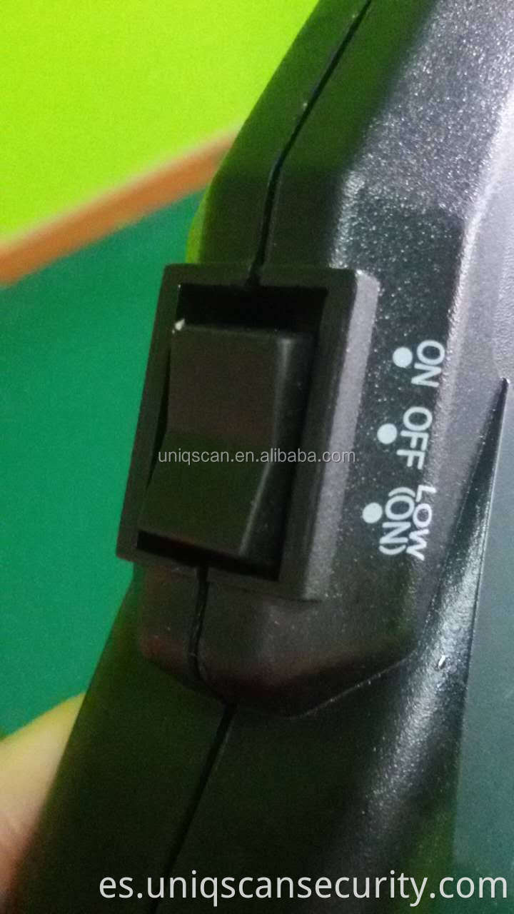 Escáner de varita altamente sensible GC-1001 Detector de metales de mano con batería